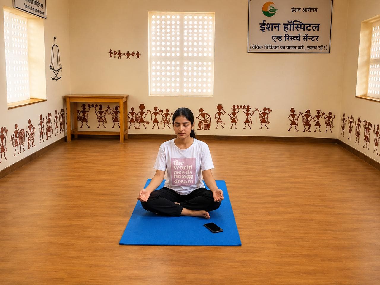Guided Dhyana (meditation) practice session.