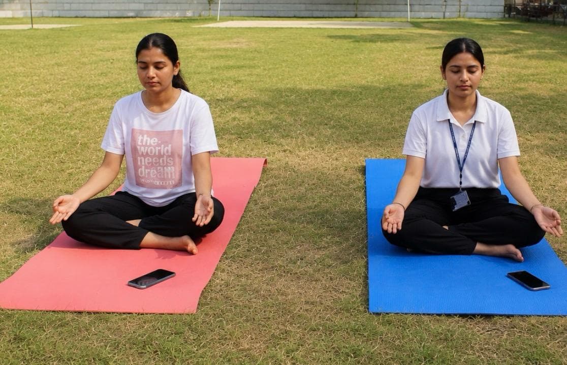 Yogic Shatkarma practice session.